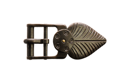 Pallid Iron Chiseled Buckle